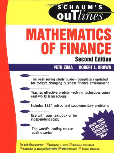 Schaum’s Outline of  Mathematics of Finance