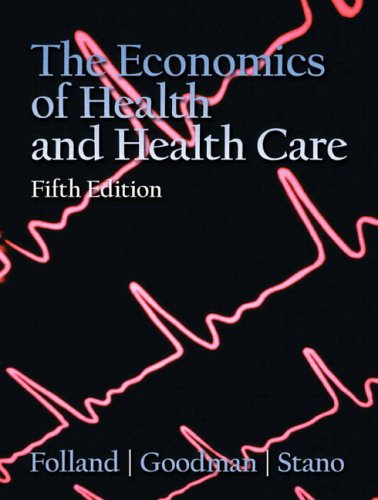Economics of Health and Health Care