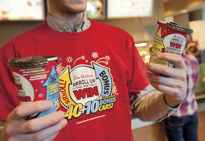Tim Hortons’ double Roll-Up-The-Rim cup is genius business innovation