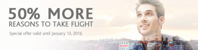 Targeted Offer: Earn 50% Bonus Aeroplan Miles on tons of Air Canada flights Worldwide!