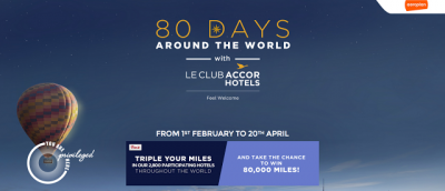 Air Canada / Aeroplan: Triple Miles for Accor stays Worldwide + a chance to win 80,000 miles + MORE Feb 18th