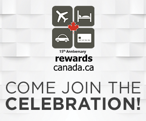 Rewards Canada's 15th Anniversary Celebration! Week 1: Enter to win 15,000 Aeroplan Miles + Free Marriott Rewards Points