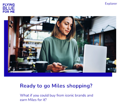 You can earn Air France KLM Flying Blue Miles for shopping online in Canada + earn 500 bonus miles on your first purchase