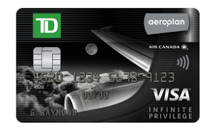 TD Aeroplan Visa Infinite Privilege bonus increased to up to 65,000 Aeroplan Miles
