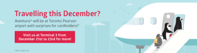 December 14 Update: Aventura Cardholders can get a surprise at YYZ T3, Alaska completes takeover of Virgin America, Lufthansa seat sale