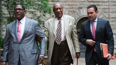 Bill Cosby pre-trial optics: Wives, sweaters and NBC
