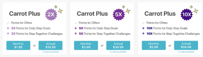December 10 Update: Carrot Rewards adds paid membership options, 2x Aventura Points for Apple store online purchases and more!