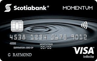 Earn 10% cash back for first three months & get your 1st year free on the Scotia Momentum Visa Infinite card