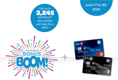 AIR MILES Bonus Boom returns on June 17 - earn 95 bonus miles when you use three different Bonus Boom offers