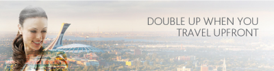 Air Canada: Double Aeroplan Miles for flights in Business Class or Premium Rouge within Canada