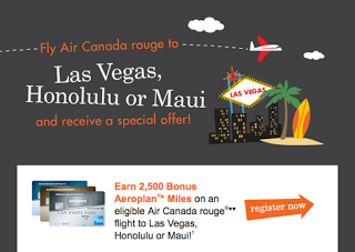 June 26 Update: American Express transfer bonus to British Airways returns, Amex bonus miles for AC Rouge flights to LAS, HNL or OGG, Air Canada route flashback