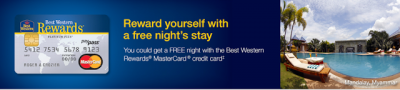 mbna Best Western MasterCard Changes - Gold status with 1st purchase, Diamond status with $10K of purchases, changes in point earning