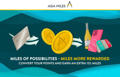 Coming Soon: 15% bonus Cathay Pacific Asia Miles when you convert points from American Express, HSBC or RBC