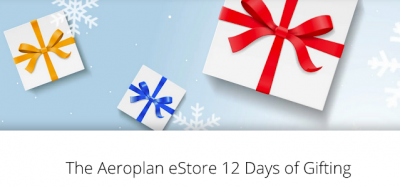 The Aeroplan eStore 12 Days of Gifting returns from December 3 to 14