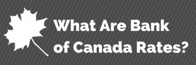 What are Bank of Canada Rates?