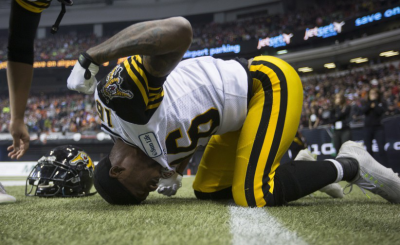 CFL running with concussion tests