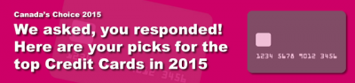 Canadians Pick their Top Travel Rewards Credit Cards for 2015 - Results of our Canada's Choice Vote!