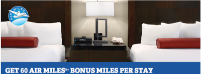 AIR MILES: 60 Bonus Reward Miles for Best Western stays in Canada, the U.S. and Caribbean