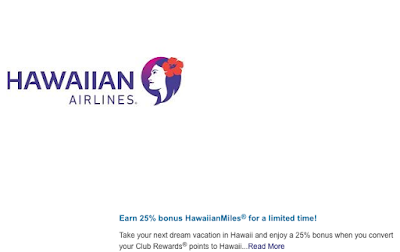 May 6 Update: 25% Bonus HawaiianMiles for Diners Club transfers, 3x Aeroplan Miles at Costco.ca & a Cathay Pacific seat sale