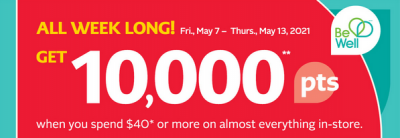 May 11 Update: 10,000 bonus Be Well points for spending $40+ at Rexall and Priority Pass announces a 20% portfolio expansion for its members