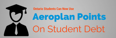 Ontario Students Can Use Aeroplan Points to Pay Off Student Debt