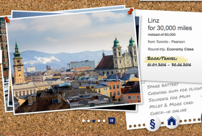 Miles & More Award Ticket Sale - Save up to 50% on Economy Class award tickets to Austria from Toronto