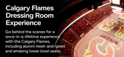 Aeroplan Exclusives for Calgary Flames hockey games - Go behind the scenes and more