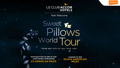 Earn Triple Aeroplan Miles for Accor Hotel stays Worldwide