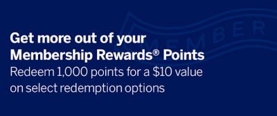 Reminder: One month left in American Express' increased value for Use Points for Purchases redemptions
