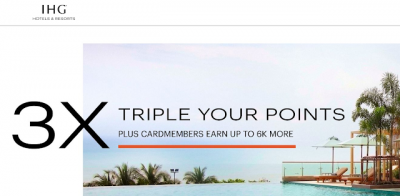 Earn up to 3x IHG Rewards points on all IHG stays Worldwide from May 5 to August 16