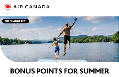 Earn up to Triple Aeroplan Points on Air Canada flights within Canada this summer
