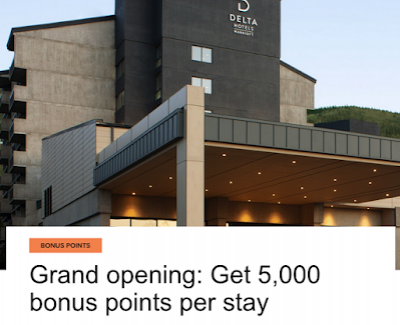 July 6 Update: 5,000 bonus points at the new Delta Hotels by Marriott Mont-Sainte-Anne, new Amex Offer for Dell & save up to $100 on flights between Toronto & Dublin