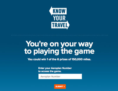Feb 25 Update: Aeroplan Facebook Game - chance to win 150K Miles, 30% Bonus on buying Flying Blue miles, more 10K Club Carlson bonuses