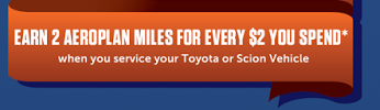 Earning Stories: Completing a Quadruple Dip for servicing our Toyota