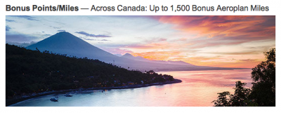Earn up to 1,500 Bonus Aeroplan Miles for Thu-Sun stays at Marriott Hotels in Canada
