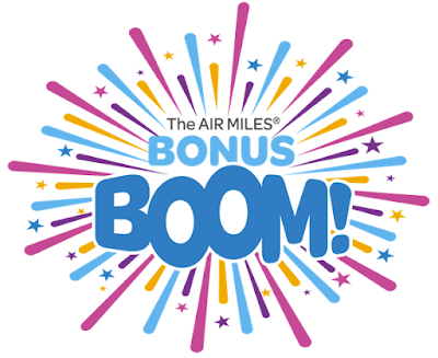 AIR MILES Bonus Boom is now live - earn bonus miles with participating partners + 95 bonus miles with three different Bonus Boom offers
