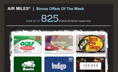 Huge Air Miles Bonuses for Gift Card Purchases at Safeway - 1.1 Reward Miles per $1 spent Nov 21-27