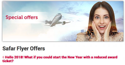 January 12 Update: Why aren't you using a rewards credit card and two frequent flyer award ticket discount offers to be aware of