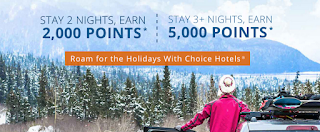 Earn up to 5,000 bonus points for multiple night stays at Choice Hotels