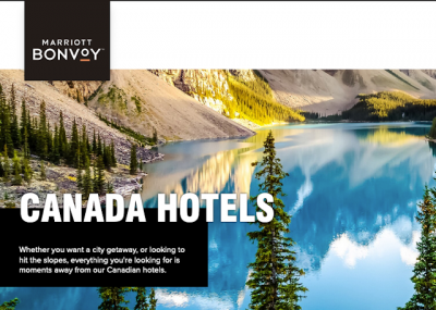 Marriott's New Hotel Openings in Canada for 2021 - 9 hotels in the works including the W Toronto & Humaniti Hotel Montreal