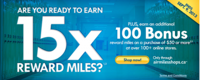 Aug 9 Update: The CIBC/Aeroplan/TD speculation and positioning continues, Air Miles Shops bonus, 250 Free Flying Club miles