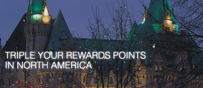 Earn Triple Le Club AccorHotels Points for stays at Fairmont and other Accor Hotels in North America