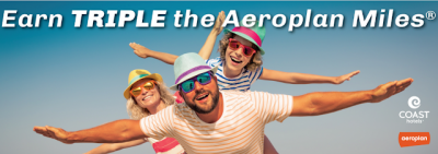 Earn Triple Aeroplan Miles for Coast Hotels stays in October & November