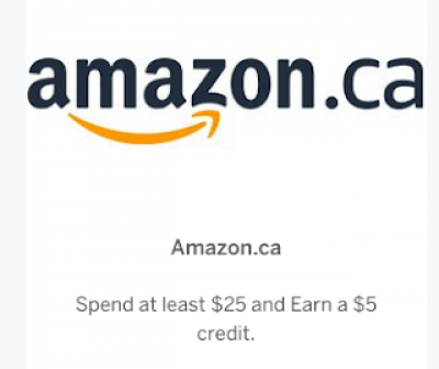 Amex Offers - Spend $25 with Amazon and receive a $5 statement credit