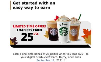 August 31 Update: 25 bonus Aeroplan Points with $25 Starbucks card load, Cobalt's 3x points for streaming services posting & Alaska Airlines opens new lounge at SFO