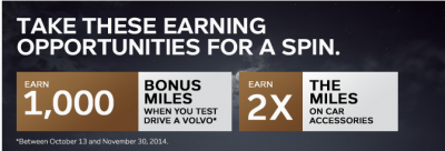 Oct 23 Update: Targetted Aeroplan Volvo Test Drive Bonus, Air Canada Worldwide seat sale, 20 new bonuses