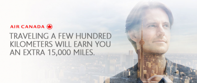 Air Canada: Earn up 15,000 Bonus Aeroplan Miles on Rapidair flights between Toronto, Montreal & Ottawa