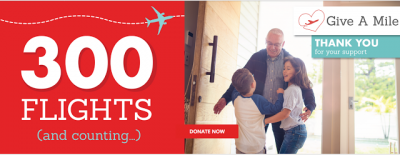 Give A Mile - Crowdfunding miles to help families fly to see loved ones who are critically or terminally ill