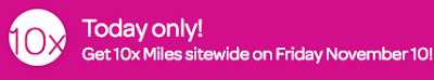 November 10 Update: Today Only! 10x AIR MILES for online shopping, 10 Free AIR MILES & Fairmont Orchid Gold Experience