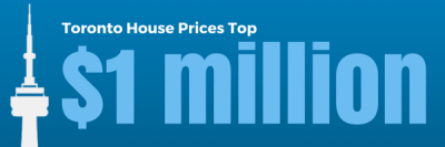 Detached Homes Price Tops $1 Million in Toronto